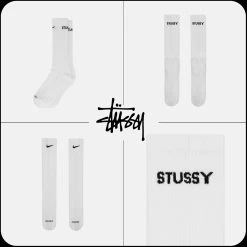 STUSSY | [STUSSY]★STUSSY & NIKE DRI-FIT CREW SOCKS