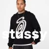 STUSSY | Street Style Long Sleeves Logo Skater Style Sweaters