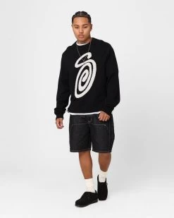 STUSSY | Street Style Long Sleeves Logo Skater Style Sweaters -Stussy Apparel org 730