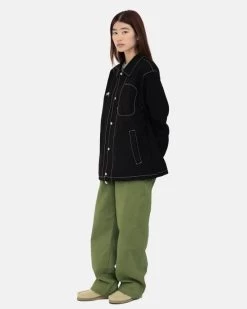 STUSSY | Unisex Street Style Logo Skater Style Coach Jackets -Stussy Apparel org 740