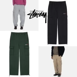 STUSSY | Street Style Cotton Skater Style Cargo Pants