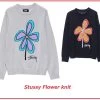 STUSSY | Street Style Cotton Logo Skater Style Sweaters
