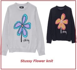 STUSSY | Street Style Cotton Logo Skater Style Sweaters