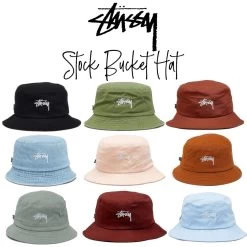 STUSSY | Unisex Street Style Bucket Hats Military Skater Style