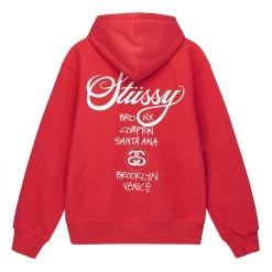 STUSSY | Street Style Long Sleeves Skater Style Hoodies -Stussy Apparel org 820