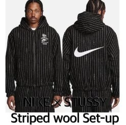 STUSSY | Unisex Street Style Collaboration Oversized Skater Style