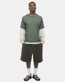 STUSSY | Unisex Street Style Cotton Logo Skater Style Shorts -Stussy Apparel org 838