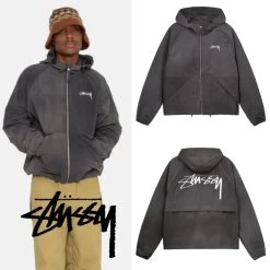 STUSSY | Street Style Cotton Logo Skater Style Jackets