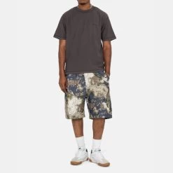 STUSSY | Camouflage Unisex Cotton Logo Shorts -Stussy Apparel org 926