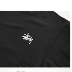 STUSSY | Unisex Street Style U-Neck Long Sleeves Cotton Oversized -Stussy Apparel org 934