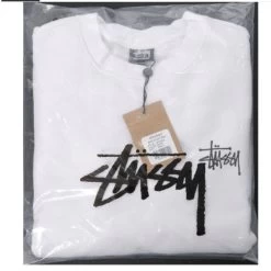 STUSSY | Unisex Street Style U-Neck Long Sleeves Cotton Oversized -Stussy Apparel org 938